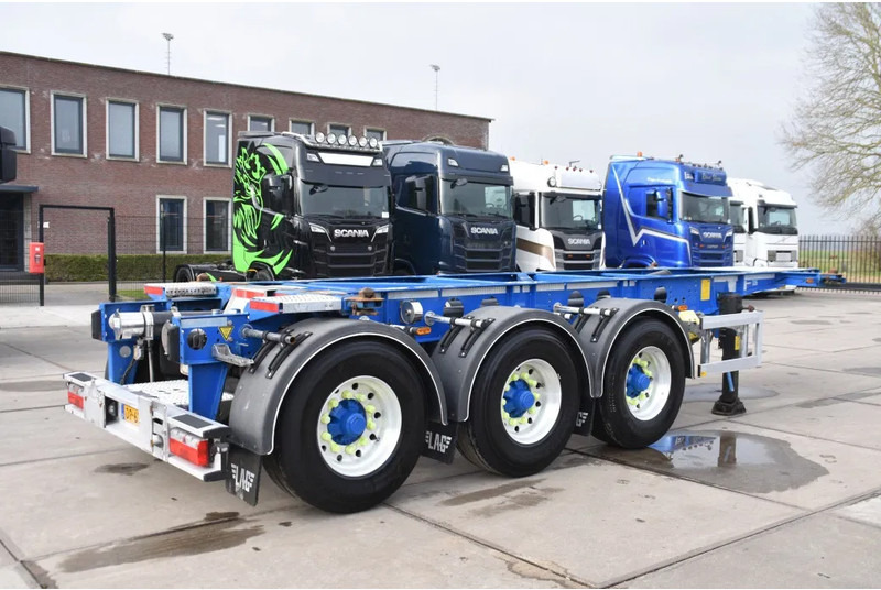 LAG O-3-CC - 20FT SWAP - ADR FL - ALCOA - BPW AXLES - DISC BRAKES - EMPTY WEIGHT 3080 KG!! - Semireboque transportador de contêineres/ Caixa móvel: foto 2 LAG O-3-CC - 20FT SWAP - ADR FL - ALCOA - BPW AXLES - DISC BRAKES - EMPTY WEIGHT 3080 KG!! - Semireboque transportador de contêineres/ Caixa móvel: foto 2