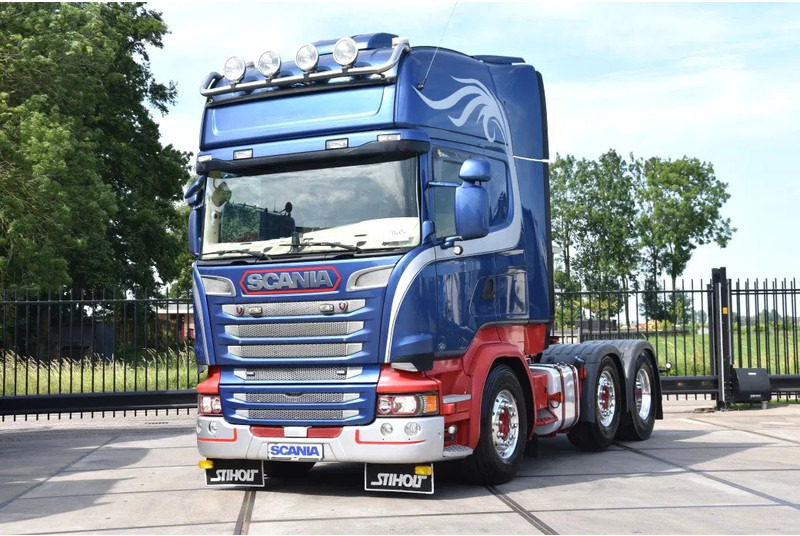 Scania R520 V8 TL 6x2/4MNB - RETARDER - FULL AIR - PARK. AIRCO - 2 x FUEL TANKS - ALCOA DURA BRIGHT - GOOD CONDITION - - Tractor: foto 2 Scania R520 V8 TL 6x2/4MNB - RETARDER - FULL AIR - PARK. AIRCO - 2 x FUEL TANKS - ALCOA DURA BRIGHT - GOOD CONDITION - - Tractor: foto 2