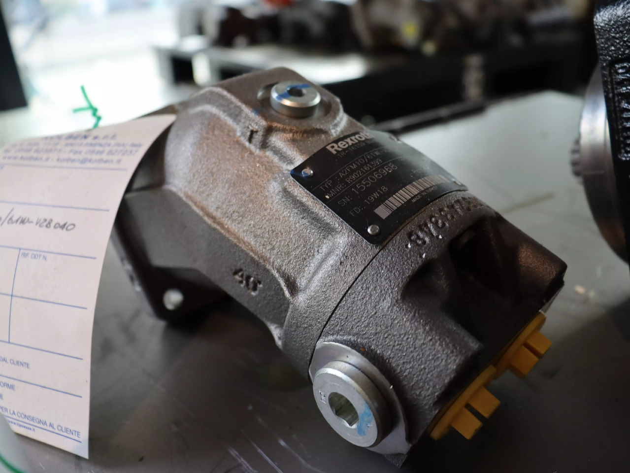 REXROTH A2FM10/61W-VZB040 - Motor hidráulico de Máquina de construção: foto 2 REXROTH A2FM10/61W-VZB040 - Motor hidráulico de Máquina de construção: foto 2