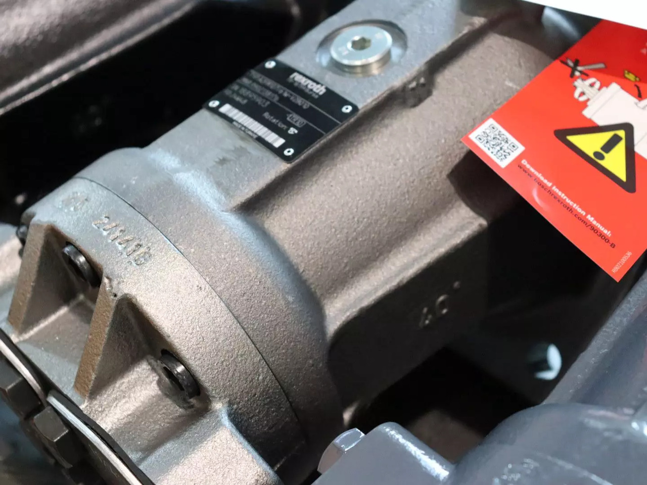 REXROTH A2FM107/61W-VZB010 - Motor hidráulico de Máquina de construção: foto 2 REXROTH A2FM107/61W-VZB010 - Motor hidráulico de Máquina de construção: foto 2