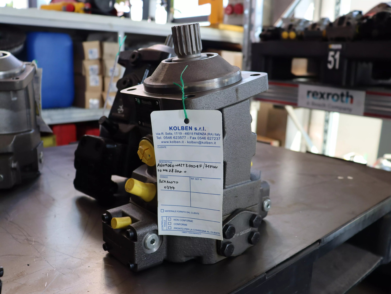 REXROTH A6VM060HA2T30004F/71MWV0M4Z8200-0 - Motor hidráulico de Máquina de construção: foto 2 REXROTH A6VM060HA2T30004F/71MWV0M4Z8200-0 - Motor hidráulico de Máquina de construção: foto 2