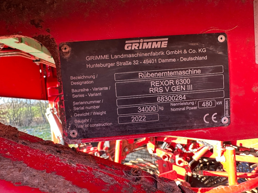 Grimme REXOR 6300 lll - Maquina para lavrar a terra: foto 2 Grimme REXOR 6300 lll - Maquina para lavrar a terra: foto 2