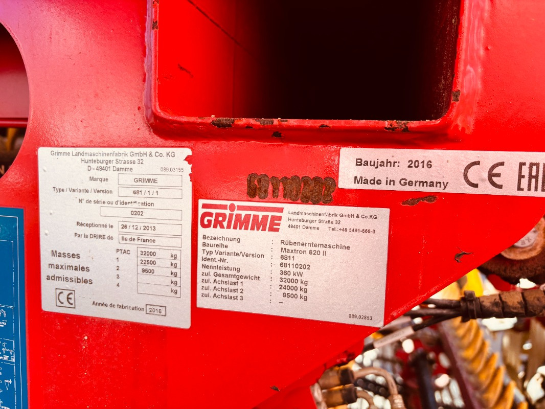 Grimme MAXTRON 620 - Maquina para lavrar a terra: foto 2 Grimme MAXTRON 620 - Maquina para lavrar a terra: foto 2