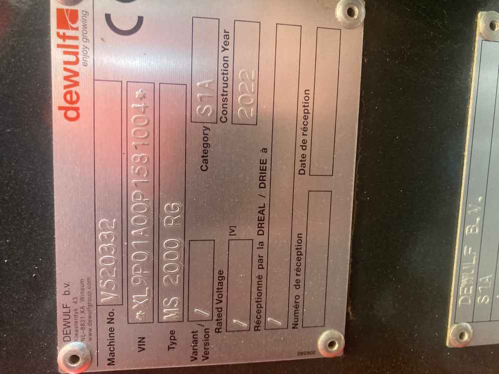 Dewulf Dewulf MS 2000, B.V S1A, 2 Row Potato Belt Planter - Colheitadeira: foto 3 Dewulf Dewulf MS 2000, B.V S1A, 2 Row Potato Belt Planter - Colheitadeira: foto 3