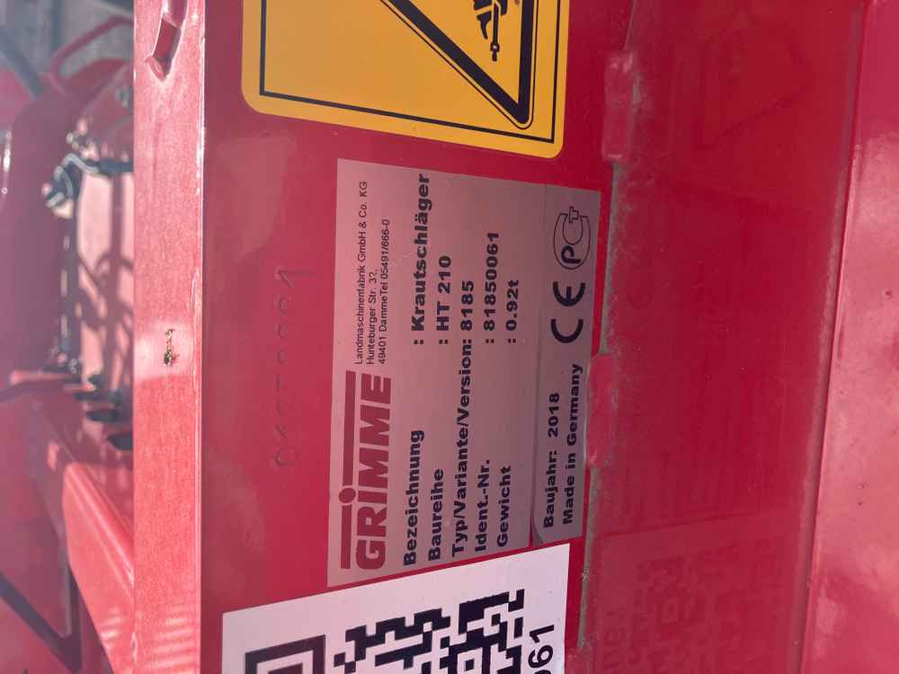 Grimme HT 210 - Colheitadeira: foto 3 Grimme HT 210 - Colheitadeira: foto 3