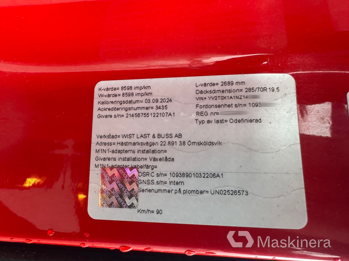 Caminhão reboque Bärgningsbil Volvo FL 4X2: foto 11