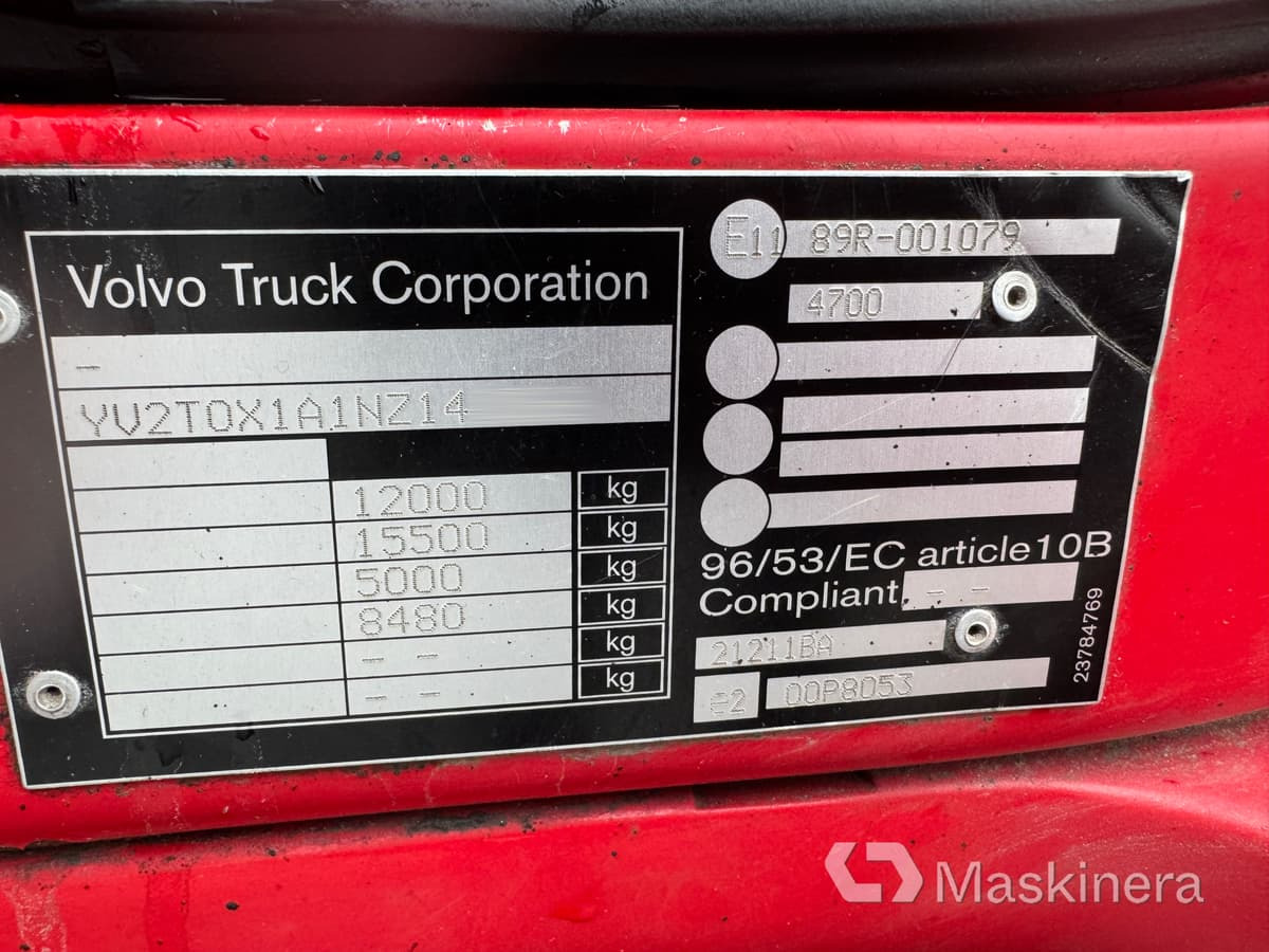 Caminhão reboque Bärgningsbil Volvo FL 4X2: foto 10