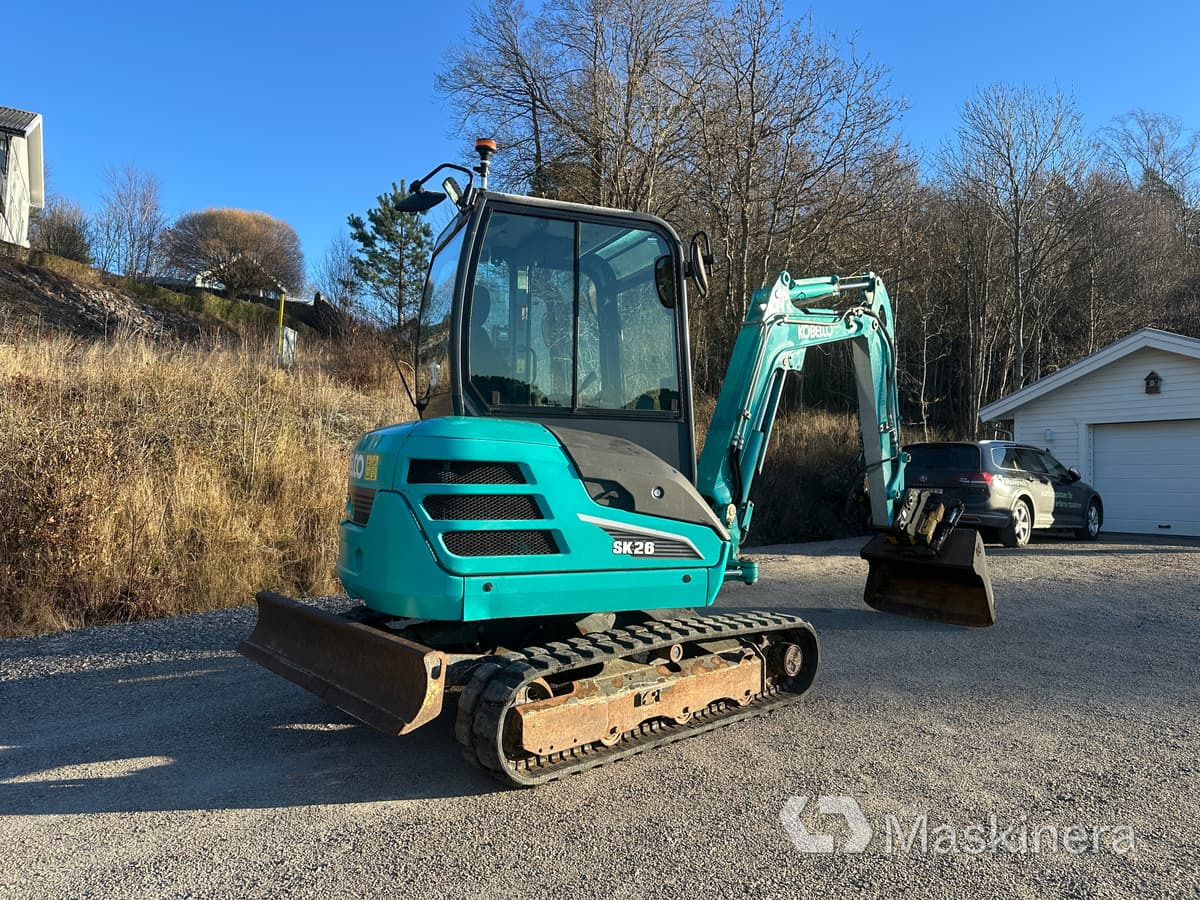 Grävmaskin Kobelco SK26 - Escavadora de rastos: foto 5 Grävmaskin Kobelco SK26 - Escavadora de rastos: foto 5