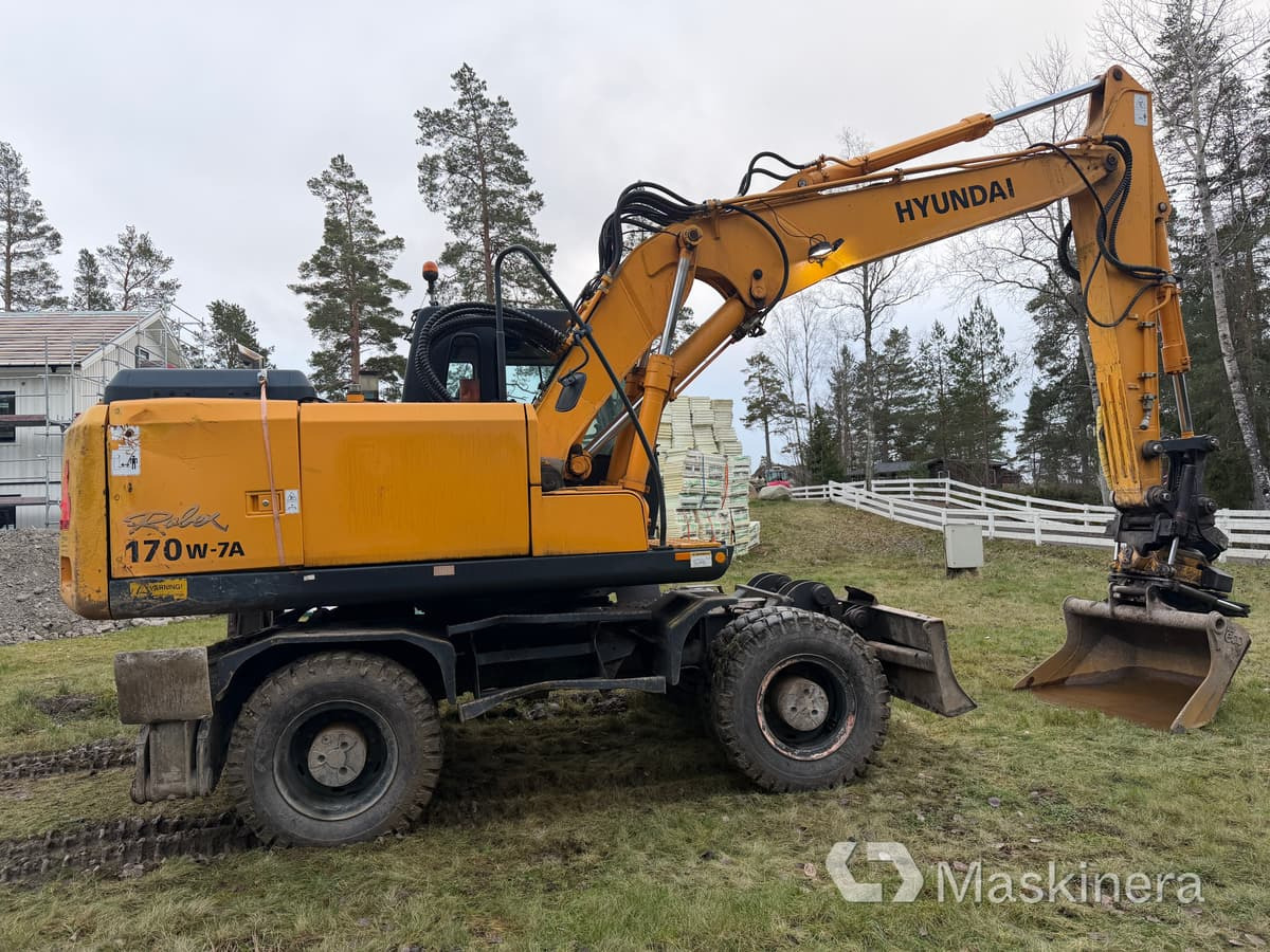 Hjulgrävare Hyundai Robex 170W-7A - Escavadora de rastos: foto 4 Hjulgrävare Hyundai Robex 170W-7A - Escavadora de rastos: foto 4
