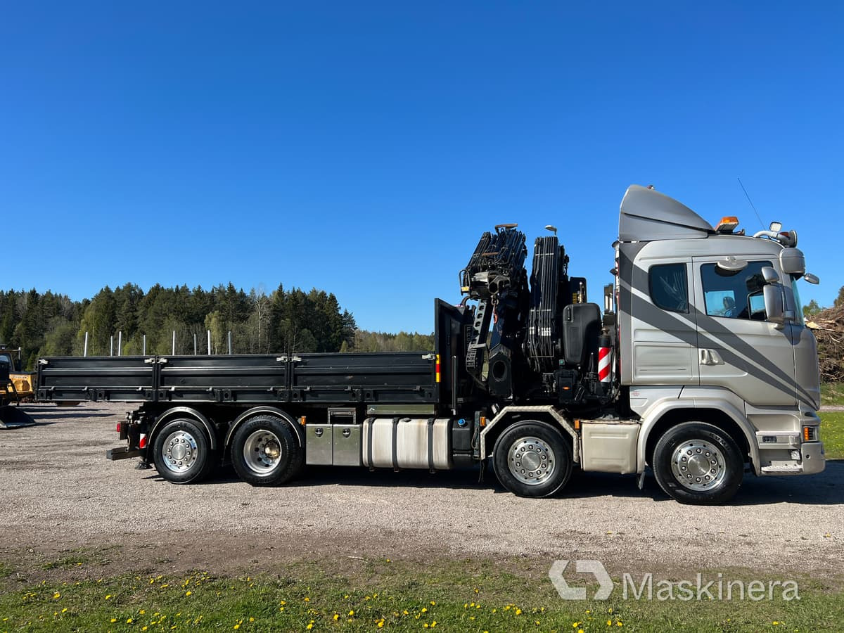 Kranväxlare Scania R450 Fassi F660RA.2.26 med jibb - Caminhão polibenne, Caminhão grua: foto 4 Kranväxlare Scania R450 Fassi F660RA.2.26 med jibb - Caminhão polibenne, Caminhão grua: foto 4