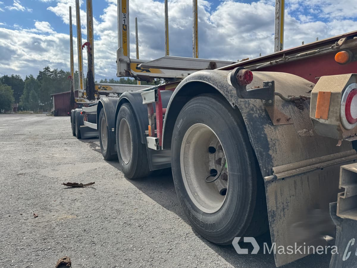 Reboque transporte de madeira Timmersläp Istrail PL03: foto 44