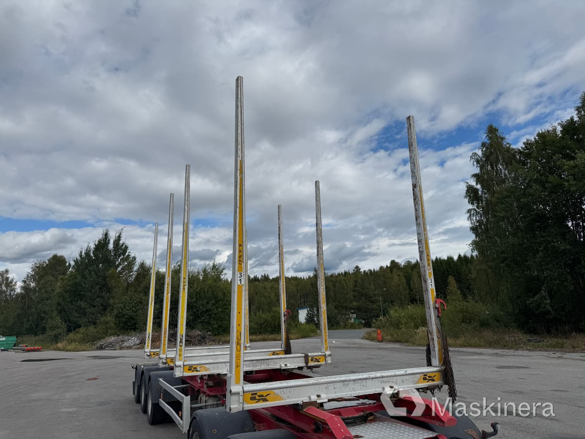 Reboque transporte de madeira Timmersläp Istrail PL03: foto 15