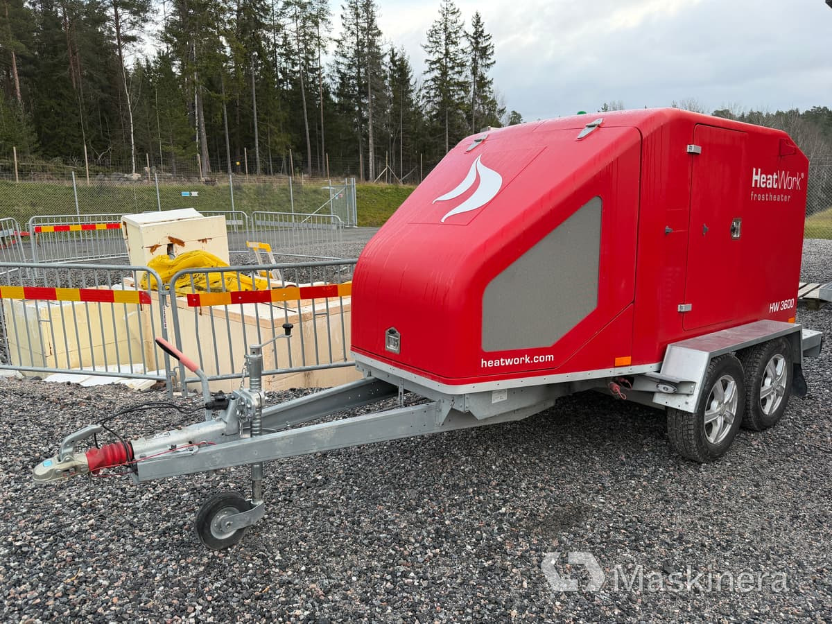 Tjältinare Heatwork HW 3600 - Equipamento de construção, Reboque: foto 1 Tjältinare Heatwork HW 3600 - Equipamento de construção, Reboque: foto 1