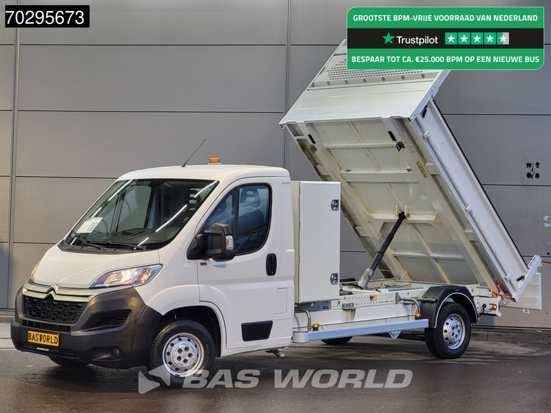 Citroën Jumper 110pk Kipper met Kist Trekhaak Euro6 Tipper Benne Kieper Trekhaak - Furgão basculante: foto 1 Citroën Jumper 110pk Kipper met Kist Trekhaak Euro6 Tipper Benne Kieper Trekhaak - Furgão basculante: foto 1