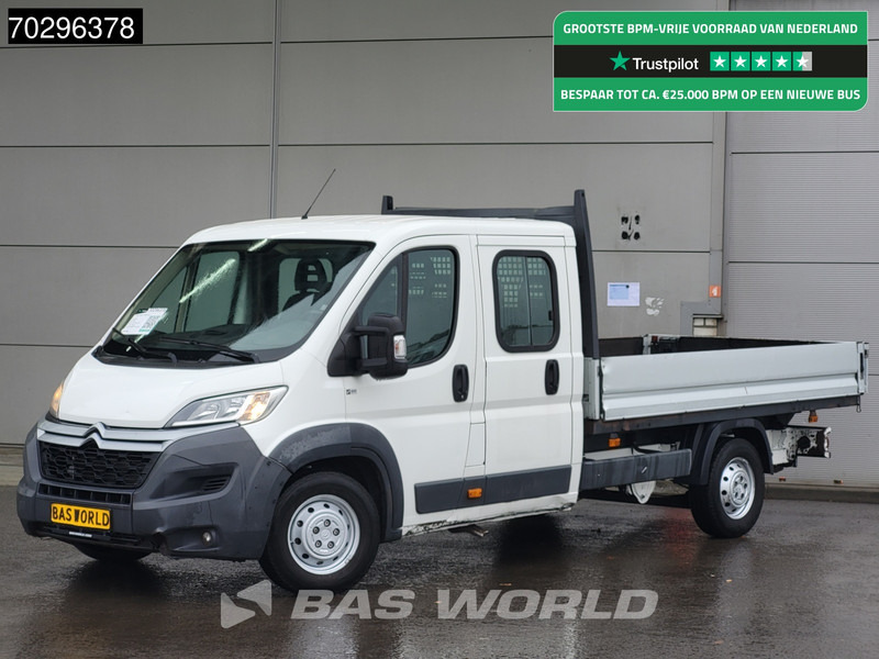 Citroën Jumper 130PK Open Laadbak Dubbel Cabine Trekhaak Airco Cruise Euro6 Pritsche Pickup Open Box Airco Trekhaak Cruise control - Furgão caixa aberta: foto 1 Citroën Jumper 130PK Open Laadbak Dubbel Cabine Trekhaak Airco Cruise Euro6 Pritsche Pickup Open Box Airco Trekhaak Cruise control - Furgão caixa aberta: foto 1