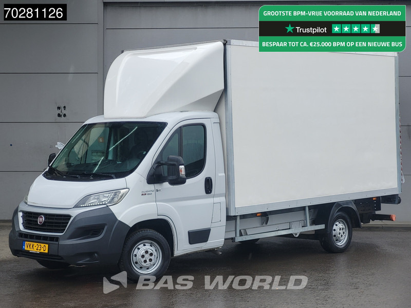 Fiat Ducato 130pk Euro6 Laadklep Bakwagen Zijdeur Airco Cruise Meubelbak Koffer 20m3 Airco Cruise control - Carrinha de contentor: foto 1 Fiat Ducato 130pk Euro6 Laadklep Bakwagen Zijdeur Airco Cruise Meubelbak Koffer 20m3 Airco Cruise control - Carrinha de contentor: foto 1
