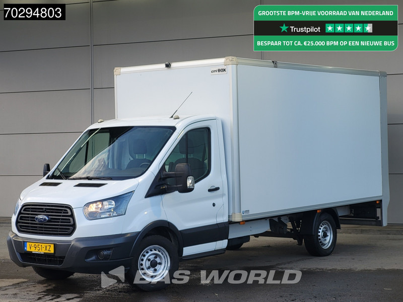 Ford Transit 130pk D'Hollandia Laadklep Bakwagen Airco Camera Euro6 Koffer Meubelbak 19m3 Airco - Carrinha de contentor: foto 1 Ford Transit 130pk D'Hollandia Laadklep Bakwagen Airco Camera Euro6 Koffer Meubelbak 19m3 Airco - Carrinha de contentor: foto 1