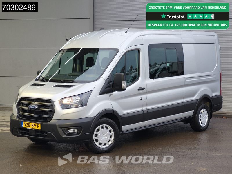 Ford Transit 130pk Dubbel Cabine Automaat L3H2 Trekhaak Navi Airco Cruise Camera Parkeersensoren v+a SYNC4 Display APK 07-2027 Euro6 L3 DC Do - Furgão: foto 1 Ford Transit 130pk Dubbel Cabine Automaat L3H2 Trekhaak Navi Airco Cruise Camera Parkeersensoren v+a SYNC4 Display APK 07-2027 Euro6 L3 DC Do - Furgão: foto 1