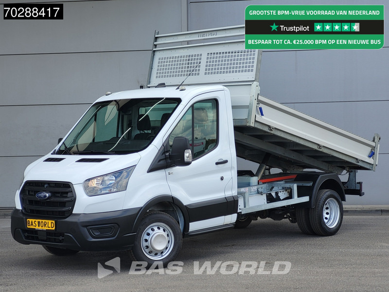 Ford Transit 130pk Kipper Dubbellucht Trekhaak Euro6 Kipper Tipper Benne 2m3 - Furgão basculante: foto 1 Ford Transit 130pk Kipper Dubbellucht Trekhaak Euro6 Kipper Tipper Benne 2m3 - Furgão basculante: foto 1