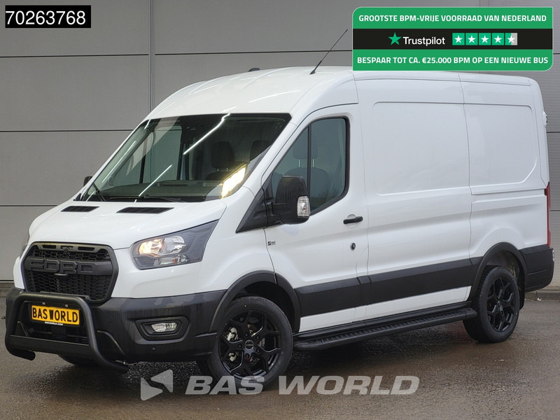 Ford Transit 130pk L2H2 Nieuw! Black Edition Raptor Grill Trekhaak Airco Cruise Camera Parkeersensoren 10m3 Airco Trekhaak Cruise control - Furgão compacto: foto 1 Ford Transit 130pk L2H2 Nieuw! Black Edition Raptor Grill Trekhaak Airco Cruise Camera Parkeersensoren 10m3 Airco Trekhaak Cruise control - Furgão compacto: foto 1