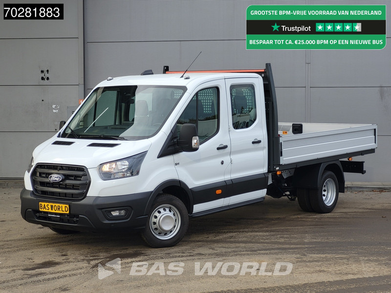 Ford Transit 165pk Automaat Dubbel Cabine Open Laadbak 3,5t Trekhaak Dubbellucht 165PK Airco Cruise Camera Parkeersensoren Euro6 Pritsche Pic - Furgão caixa aberta: foto 1 Ford Transit 165pk Automaat Dubbel Cabine Open Laadbak 3,5t Trekhaak Dubbellucht 165PK Airco Cruise Camera Parkeersensoren Euro6 Pritsche Pic - Furgão caixa aberta: foto 1