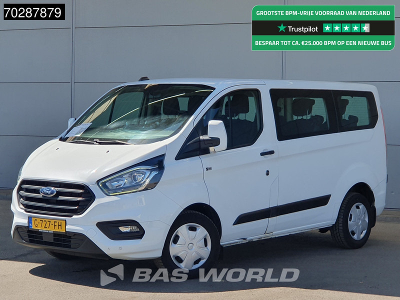 Ford Transit Custom 105pk 9-Persoons Airco Cruise LED Parkeersensoren Taxi Passenger Transport Kombi Tourer Euro6 L2 Airco Cruise control - Micro-ônibus, Furgão de passageiros: foto 1 Ford Transit Custom 105pk 9-Persoons Airco Cruise LED Parkeersensoren Taxi Passenger Transport Kombi Tourer Euro6 L2 Airco Cruise control - Micro-ônibus, Furgão de passageiros: foto 1