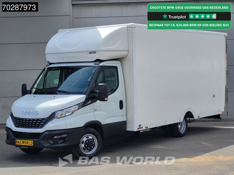 Iveco 35C14 Automaat Luchtvering 530cm lang! Verkoopwagen Bakwagen Airco Cruise Camera Euro6 Meubelbak Plancher Foodtruck Paardenwagen 30m3 - Carrinha de contentor: foto 1 Iveco 35C14 Automaat Luchtvering 530cm lang! Verkoopwagen Bakwagen Airco Cruise Camera Euro6 Meubelbak Plancher Foodtruck Paardenwagen 30m3 - Carrinha de contentor: foto 1