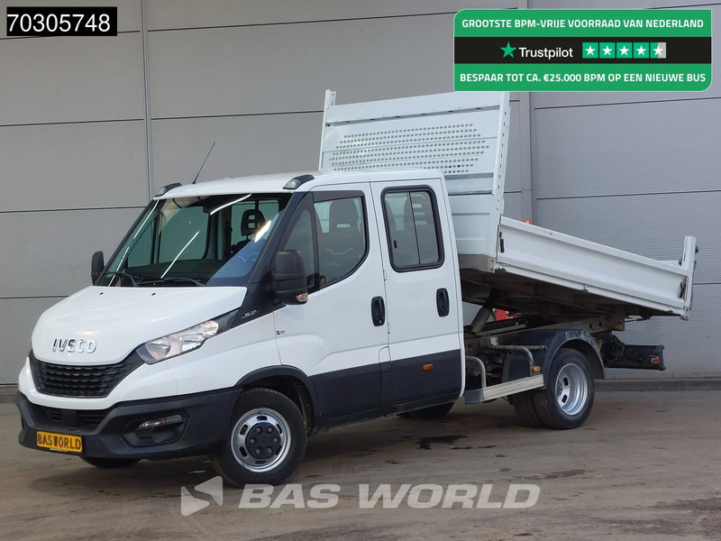Iveco Daily 35C14 Kipper Dubbel Cabine Dubbellucht 3,5t Trekhaak Airco Cruise Euro6 Tipper Benne Kieper Airco Trekhaak Cruise control - Furgão basculante: foto 1 Iveco Daily 35C14 Kipper Dubbel Cabine Dubbellucht 3,5t Trekhaak Airco Cruise Euro6 Tipper Benne Kieper Airco Trekhaak Cruise control - Furgão basculante: foto 1
