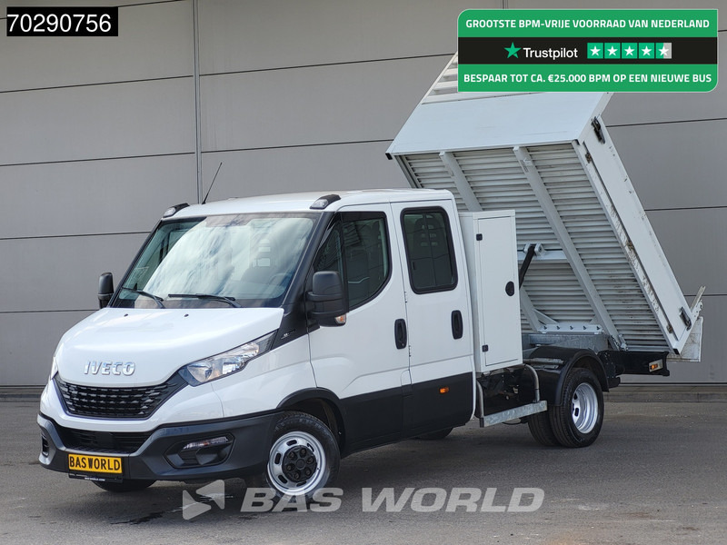Iveco Daily 35C14 Kipper met Kist Dubbel Cabine Dubbellucht 3,5t Trekhaak Airco Cruise Euro6 Kieper Tipper Benne 2m3 Airco Trekhaak Cruise c - Furgão basculante: foto 1 Iveco Daily 35C14 Kipper met Kist Dubbel Cabine Dubbellucht 3,5t Trekhaak Airco Cruise Euro6 Kieper Tipper Benne 2m3 Airco Trekhaak Cruise c - Furgão basculante: foto 1