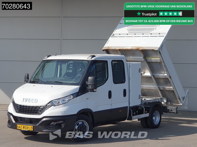 Iveco Daily 35C14 Kipper met Kist Dubbel Cabine Dubbellucht 3,5t Trekhaak Airco Cruise Euro6 Tipper Benne Kieper 2m3 Airco Trekhaak Cruise c - Furgão basculante: foto 1 Iveco Daily 35C14 Kipper met Kist Dubbel Cabine Dubbellucht 3,5t Trekhaak Airco Cruise Euro6 Tipper Benne Kieper 2m3 Airco Trekhaak Cruise c - Furgão basculante: foto 1