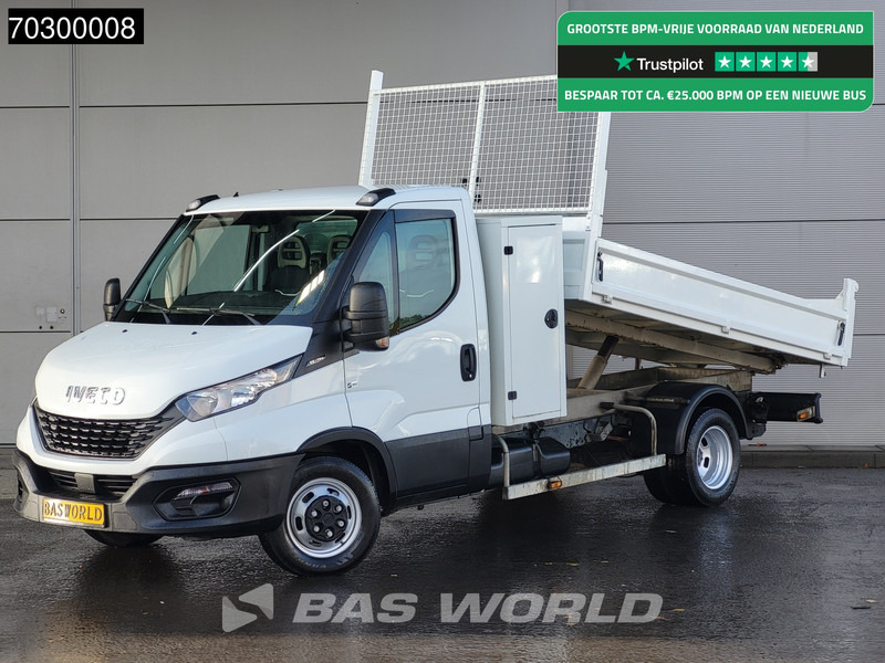 Iveco Daily 35C14 Kipper met Kist Dubbellucht 3,5t Trekhaak Airco Cruise Euro6 Tippe Benne Kieper Airco Trekhaak Cruise control - Furgão basculante: foto 1 Iveco Daily 35C14 Kipper met Kist Dubbellucht 3,5t Trekhaak Airco Cruise Euro6 Tippe Benne Kieper Airco Trekhaak Cruise control - Furgão basculante: foto 1