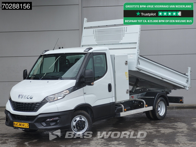 Iveco Daily 35C14 Kipper met Kist Dubbelucht 3,5t Trekhaak Airco Cruise Euro6 Tipper Benne Kieper 2m3 Airco Trekhaak Cruise control - Furgão basculante: foto 1 Iveco Daily 35C14 Kipper met Kist Dubbelucht 3,5t Trekhaak Airco Cruise Euro6 Tipper Benne Kieper 2m3 Airco Trekhaak Cruise control - Furgão basculante: foto 1