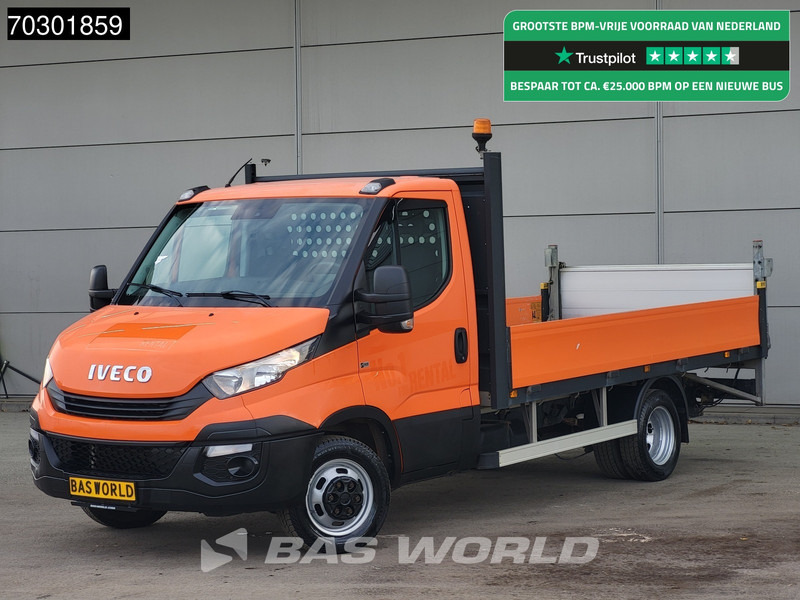 Iveco Daily 35C14 Open Laadbak Dubbelucht 3,5t Trekhaak Navi Airco Euro6 Pritsche Pickup Open Box Airco Trekhaak - Furgão caixa aberta: foto 1 Iveco Daily 35C14 Open Laadbak Dubbelucht 3,5t Trekhaak Navi Airco Euro6 Pritsche Pickup Open Box Airco Trekhaak - Furgão caixa aberta: foto 1