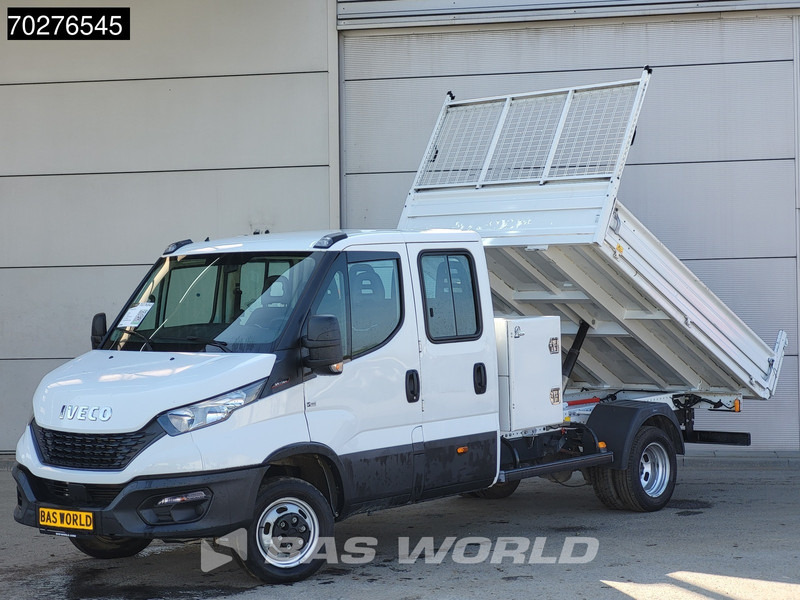 Iveco Daily 35C16 3.0L Dubbel Cabine Kipper met Kist 3,5t trekhaak Tipper Benne Kieper Airco Dubbel cabine Trekhaak Cruise control - Furgão basculante: foto 1 Iveco Daily 35C16 3.0L Dubbel Cabine Kipper met Kist 3,5t trekhaak Tipper Benne Kieper Airco Dubbel cabine Trekhaak Cruise control - Furgão basculante: foto 1