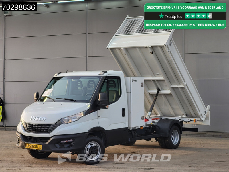 Iveco Daily 35C16 3.0L Kipper met Kist 3.5t trekhaak Tipper Benne Airco Cruise Euro6 Airco Trekhaak Cruise control - Furgão basculante: foto 1 Iveco Daily 35C16 3.0L Kipper met Kist 3.5t trekhaak Tipper Benne Airco Cruise Euro6 Airco Trekhaak Cruise control - Furgão basculante: foto 1