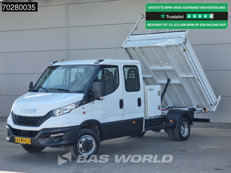 Iveco Daily 35C16 3.0L Kipper met Kist Dubbel Cabine Dubbellucht 3,5t Trekhaak Airco Cruise Euro6 Kieper Tipper Benne Airco Trekhaak Cruise - Furgão basculante: foto 1 Iveco Daily 35C16 3.0L Kipper met Kist Dubbel Cabine Dubbellucht 3,5t Trekhaak Airco Cruise Euro6 Kieper Tipper Benne Airco Trekhaak Cruise - Furgão basculante: foto 1