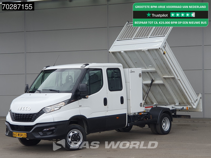 Iveco Daily 35C16 3.0L Kipper met Kist Dubbel Cabine Dubbellucht 3,5t Trekhaak Airco Euro6 Tipper Benne Kieper 2m3 Airco Trekhaak - Furgão basculante: foto 1 Iveco Daily 35C16 3.0L Kipper met Kist Dubbel Cabine Dubbellucht 3,5t Trekhaak Airco Euro6 Tipper Benne Kieper 2m3 Airco Trekhaak - Furgão basculante: foto 1
