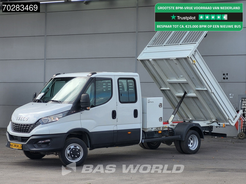 Iveco Daily 35C16 3.0L Kipper met Kist Dubbel Cabine Dubbellucht 3,5t Trekhaak Navi Airco Cruise Camera Euro6 Kieper Tipper Benne 2m3 Airco - Furgão basculante: foto 1 Iveco Daily 35C16 3.0L Kipper met Kist Dubbel Cabine Dubbellucht 3,5t Trekhaak Navi Airco Cruise Camera Euro6 Kieper Tipper Benne 2m3 Airco - Furgão basculante: foto 1