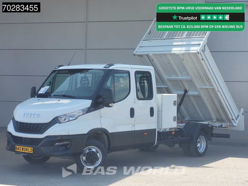Iveco Daily 35C16 3.0L Kipper met Kist Dubbel Cabine Dubbellucht 3,5t Trekhaak Navi Airco Cruise Camera Euro6 Tipper Benne Kieper 2m3 Airco - Furgão basculante: foto 1 Iveco Daily 35C16 3.0L Kipper met Kist Dubbel Cabine Dubbellucht 3,5t Trekhaak Navi Airco Cruise Camera Euro6 Tipper Benne Kieper 2m3 Airco - Furgão basculante: foto 1