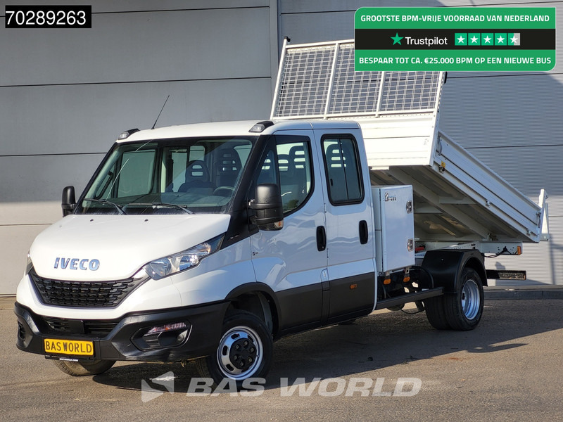 Iveco Daily 35C16 3.0L Open Laadbak met Kist Dubbel Cabine Dubbellucht 3,5t Trekhaak Navi Airco Cruise Camera Euro6 Pritsche Pickup Open Box - Furgão caixa aberta: foto 1 Iveco Daily 35C16 3.0L Open Laadbak met Kist Dubbel Cabine Dubbellucht 3,5t Trekhaak Navi Airco Cruise Camera Euro6 Pritsche Pickup Open Box - Furgão caixa aberta: foto 1