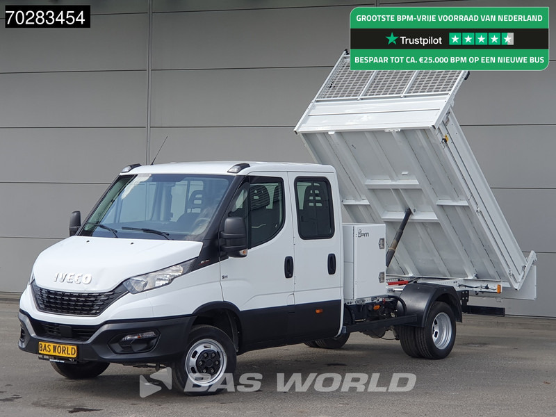Iveco Daily 35C16 Kipper met Kist Dubbel Cabine Dubbellucht 3,5t Trekhaak Airco Cruise Euro6 Kipper Tipper Benne 2m3 Airco Trekhaak Cruise c - Furgão basculante: foto 1 Iveco Daily 35C16 Kipper met Kist Dubbel Cabine Dubbellucht 3,5t Trekhaak Airco Cruise Euro6 Kipper Tipper Benne 2m3 Airco Trekhaak Cruise c - Furgão basculante: foto 1