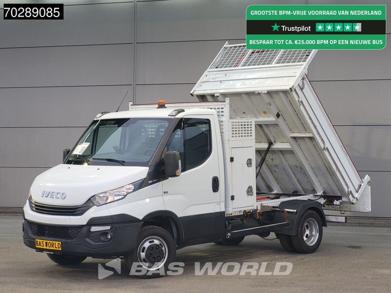 Iveco Daily 35C16 Kipper met Kraan Dubbellucht 3,5t Trekhaak Airco Cruise Camera Euro6 Crane Kran Kranwagen 2m3 Airco Trekhaak Cruise contro - Furgão basculante: foto 1 Iveco Daily 35C16 Kipper met Kraan Dubbellucht 3,5t Trekhaak Airco Cruise Camera Euro6 Crane Kran Kranwagen 2m3 Airco Trekhaak Cruise contro - Furgão basculante: foto 1