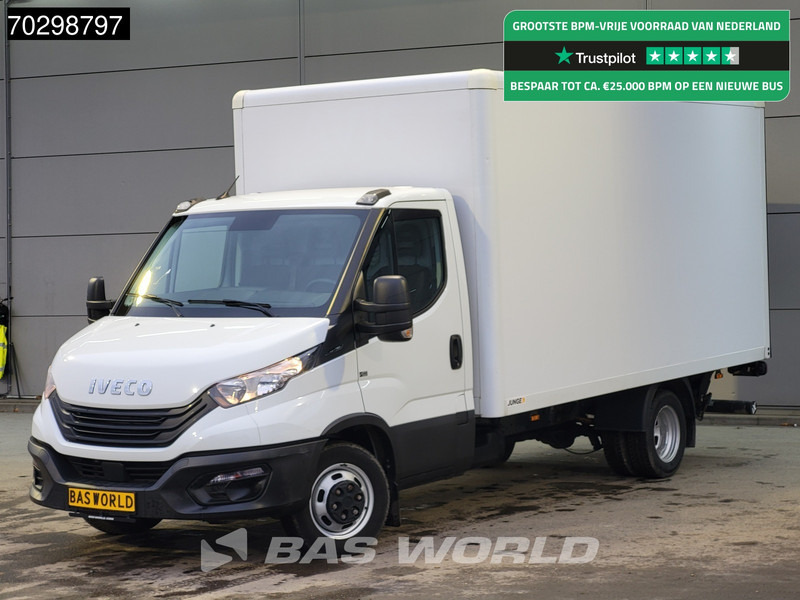 Iveco Daily 35C16 Laadklep Dubbellucht Bakwagen 160PK 3,5t Trekgewicht Airco Euro6 Meubelbak Koffer Airco - Carrinha de contentor: foto 1 Iveco Daily 35C16 Laadklep Dubbellucht Bakwagen 160PK 3,5t Trekgewicht Airco Euro6 Meubelbak Koffer Airco - Carrinha de contentor: foto 1