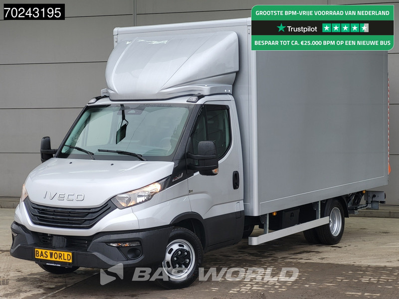 Iveco Daily 35C18 2025 MODEL Automaat 1000kg Laadklep ACC Navi Airco Zijdeur Bakwagen Meubelbak Koffer 21m3 Airco - Carrinha de contentor: foto 1 Iveco Daily 35C18 2025 MODEL Automaat 1000kg Laadklep ACC Navi Airco Zijdeur Bakwagen Meubelbak Koffer 21m3 Airco - Carrinha de contentor: foto 1