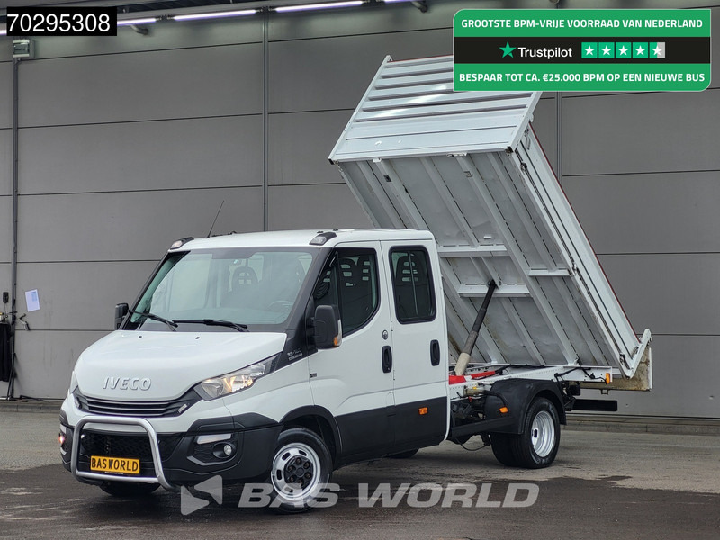 Iveco Daily 35C18 3.0L Automaat Kipper Dubbellucht 3,5t Trekhaak 180PK Airco Cruise Euro6 Kieper Tipper Benne 2m3 Airco Trekhaak Cruise cont - Furgão basculante: foto 1 Iveco Daily 35C18 3.0L Automaat Kipper Dubbellucht 3,5t Trekhaak 180PK Airco Cruise Euro6 Kieper Tipper Benne 2m3 Airco Trekhaak Cruise cont - Furgão basculante: foto 1