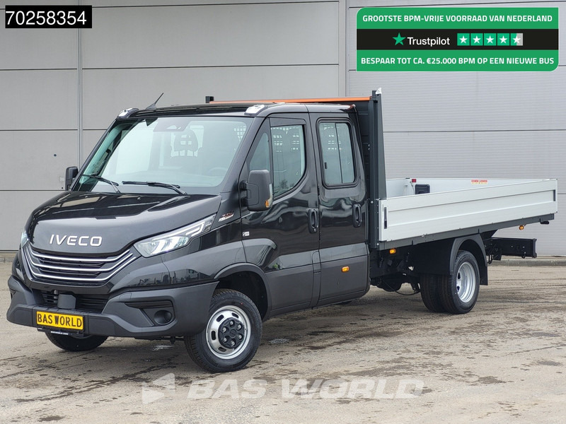 Iveco Daily 35C21 3.0L Automaat 210PK 2025-Model Open laadbak Dubbel Cabine Dubbellucht CarPlay ACC LED 3,5T Trekvermogen Euro6 Pritsche Pic - Furgão caixa aberta: foto 1 Iveco Daily 35C21 3.0L Automaat 210PK 2025-Model Open laadbak Dubbel Cabine Dubbellucht CarPlay ACC LED 3,5T Trekvermogen Euro6 Pritsche Pic - Furgão caixa aberta: foto 1