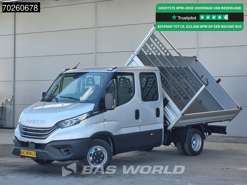 Iveco Daily 35C21 3 zijdige Kipper Dubbel Cabine 210PK 3.0L Dubbellucht Airco Cruise LED Camera Tipper Benne Kieper 2m3 Airco - Furgão basculante: foto 1 Iveco Daily 35C21 3 zijdige Kipper Dubbel Cabine 210PK 3.0L Dubbellucht Airco Cruise LED Camera Tipper Benne Kieper 2m3 Airco - Furgão basculante: foto 1
