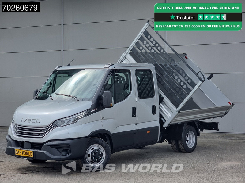 Iveco Daily 35C21 3 zijdige Kipper Dubbel Cabine 210PK 3.0L Dubbellucht Airco Cruise LED Camera Tipper Benne Kieper 2m3 Airco - Furgão basculante: foto 1 Iveco Daily 35C21 3 zijdige Kipper Dubbel Cabine 210PK 3.0L Dubbellucht Airco Cruise LED Camera Tipper Benne Kieper 2m3 Airco - Furgão basculante: foto 1