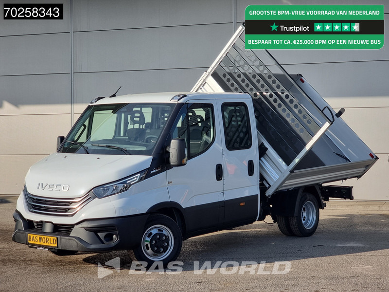 Iveco Daily 35C21 3 zijdige Kipper Dubbel Cabine 210PK 3.0L Dubbellucht Airco Cruise LED Camera Tipper Benne Kieper 2m3 Airco - Furgão basculante: foto 1 Iveco Daily 35C21 3 zijdige Kipper Dubbel Cabine 210PK 3.0L Dubbellucht Airco Cruise LED Camera Tipper Benne Kieper 2m3 Airco - Furgão basculante: foto 1