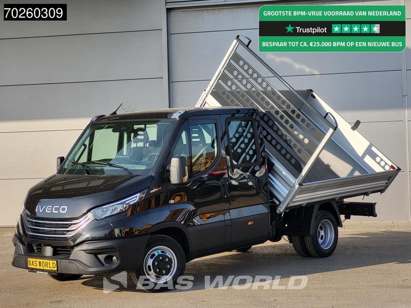 Iveco Daily 35C21 3 zijdige Kipper Dubbel Cabine 210PK 3.0L Dubbellucht Airco Cruise LED Camera Tipper Benne Kieper 2m3 Airco - Furgão basculante: foto 1 Iveco Daily 35C21 3 zijdige Kipper Dubbel Cabine 210PK 3.0L Dubbellucht Airco Cruise LED Camera Tipper Benne Kieper 2m3 Airco - Furgão basculante: foto 1